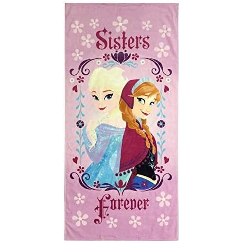  Visit the Jay Franco Store Jay Franco Disney Frozen Sister Queen Kids Bath/Pool/Beach Towel - Super Soft & Absorbent Fade Resistant Cotton Towel, Measuring 28 Inch x 58 Inch (Official Disney Product)