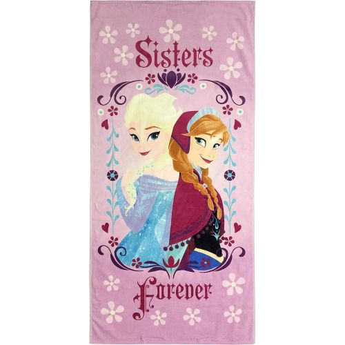  Visit the Jay Franco Store Jay Franco Disney Frozen Sister Queen Kids Bath/Pool/Beach Towel - Super Soft & Absorbent Fade Resistant Cotton Towel, Measuring 28 Inch x 58 Inch (Official Disney Product)