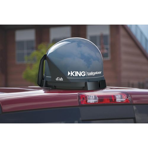  KING VQ4550 Tailgater Bundle - Portable Satellite TV Antenna and DISH Wally HD Receiver