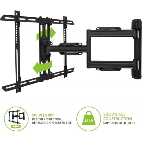  Kanto PS350 Full Motion Mount for 37-inch to 60-inch TVs