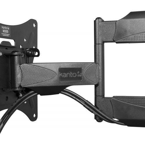  Kanto M300 Full Motion TV Mount  for 26-inch to 55-inch Television Sets  Accessible Tilt Mechanism with 135° Swivel Function  Solid Steel Construction