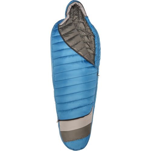  Kelty Tuck 40 Degree Thermapro Ultra LH Sleeping Bag, Lyons BlueSmoke, Long