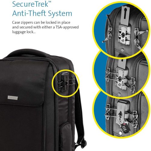  Visit the Kensington Store Kensington SecureTrek 15 Lockable Anti-Theft Laptop Backpack (K98617WW)