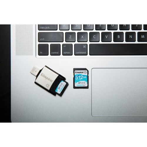  Kingston Canvas Go! 512GB SDXC Class 10 SD Memory Card UHS-I 90MBs R Flash Memory Card (SDG512GB)