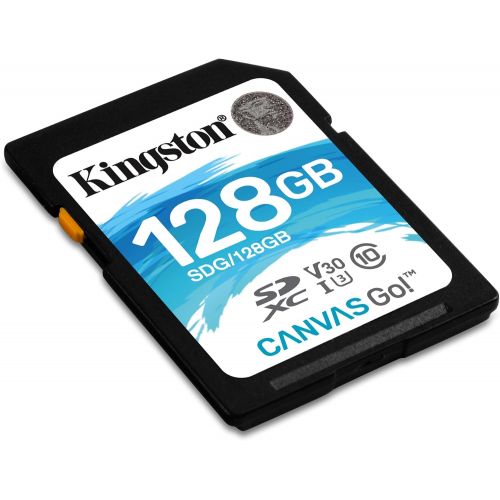  Kingston Canvas Go! 512GB SDXC Class 10 SD Memory Card UHS-I 90MBs R Flash Memory Card (SDG512GB)