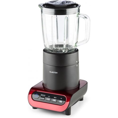  Visit the Klarstein Store Klarstein Lambada Blender Blender 1.5Litre Kitchen Blender Smoothiemaker (650W Glass Container with 3Speed SettingsAvailable in Black or Red, red