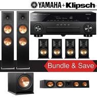 Klipsch RP-280F 7.1-Ch Reference Premiere Home Theater Speaker System with Yamaha AVENTAGE RX-A880 7.2-Channel 4K Network AV Receiver
