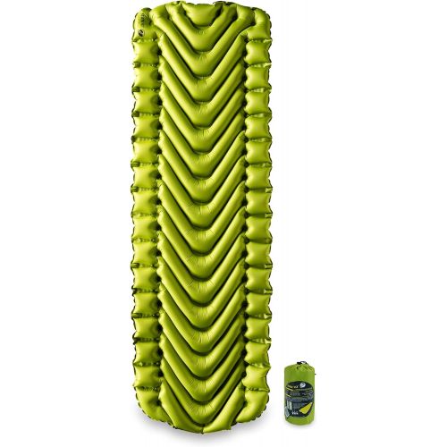  [아마존베스트]Klymit Static V2 Sleeping Pad, Ultralight, (12% Lighter), Great for Camping, Hiking, Travel and Backpacking