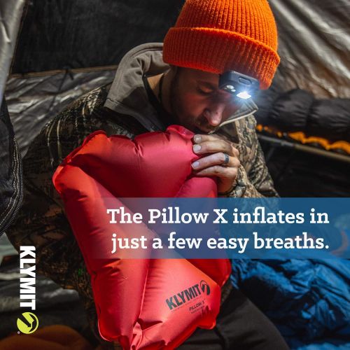  [아마존베스트]Klymit Pillow X Inflatable Camping & Travel Pillow