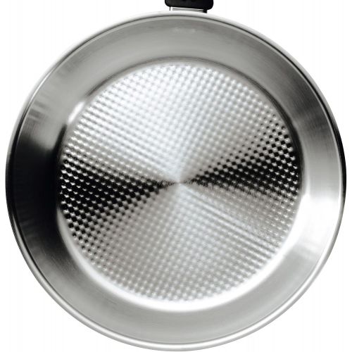  Kuhn Rikon Silver Star Uncoated Frying Pan, 11-Inch, Stainless Steel