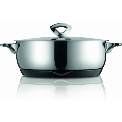  Kuhn Rikon Durotherm Swiss-Made Cookware, Stockpot with Lid, 9-Inch - 5QT