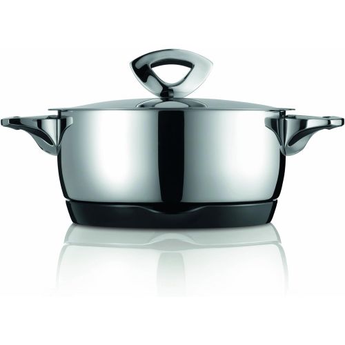  Kuhn Rikon Durotherm Swiss-Made Cookware, Stockpot with Lid, 9-Inch - 5QT