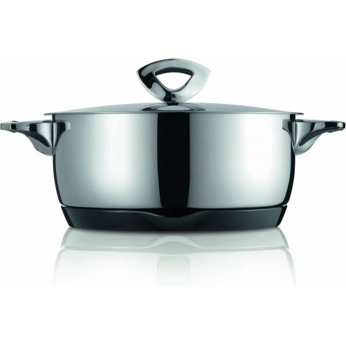  Kuhn Rikon Durotherm Swiss-Made Cookware, Stockpot with Lid, 9-Inch - 5QT