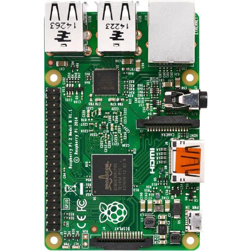  LETSCOM Raspberry Pi 2 Model B (1GB)-With Clear Compact Case