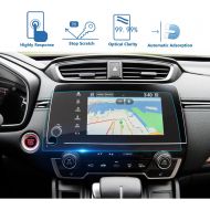 [아마존베스트]LFOTPP 2017 2018 2019 CRV EX EX-L Touring 7-Inch Car Navigation Screen Protector, Clear Tempered Glass Infotainment Display in-Dash Center Touch Screen Protector