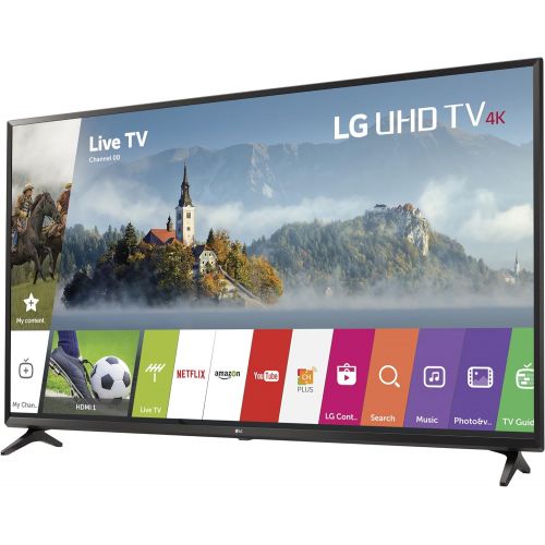  LG Electronics 49UJ6300 49-Inch 4K Ultra HD Smart LED TV (2017 Model)