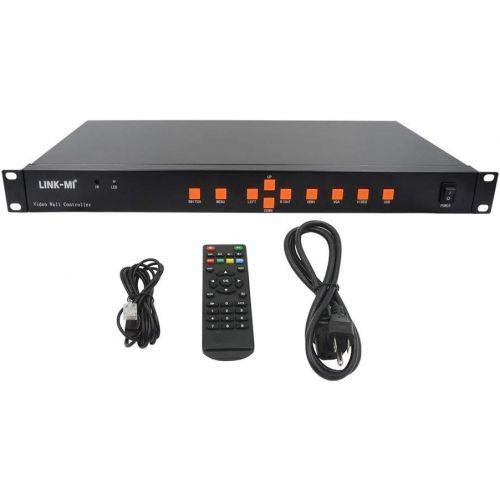  LINK MI LINK-MI TV09 Video Wall Controller 3x3 2x4 4x2 2x3 2x3 2x2 4x1 HDMI+VGA+AV+USB LEDLCD image processor screen splicing