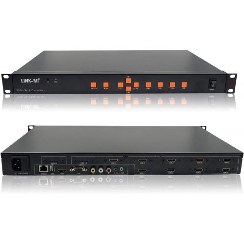  LINK MI LINK-MI TV09 Video Wall Controller 3x3 2x4 4x2 2x3 2x3 2x2 4x1 HDMI+VGA+AV+USB LEDLCD image processor screen splicing