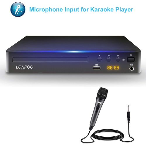  LP-099A Multi All Region Code Zone Free PALNTSC HD DVD Player CD Player with Remote & USB - Compact Design