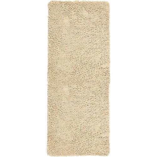  Visit the Lavish Home Store Lavish Home Memory Foam Shag Bath Mat 2-feet by 5-feet - Ivory