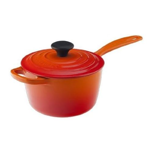 르크루제 Le Creuset LS2518-16BPSS Enameled Cast-Iron Saucepan, 1-34 Quart, Provence