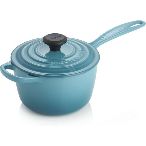 르크루제 Le Creuset LS2518-16BPSS Enameled Cast-Iron Saucepan, 1-34 Quart, Provence