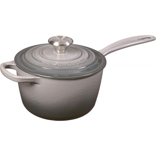 르크루제 Le Creuset LS2518-16BPSS Enameled Cast-Iron Saucepan, 1-34 Quart, Provence