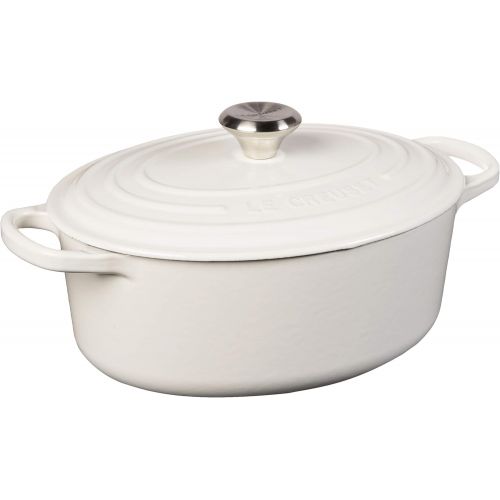 르크루제 Le Creuset Enameled Cast Iron Signature Oval Dutch French Oven, 2 34 quart, Flame