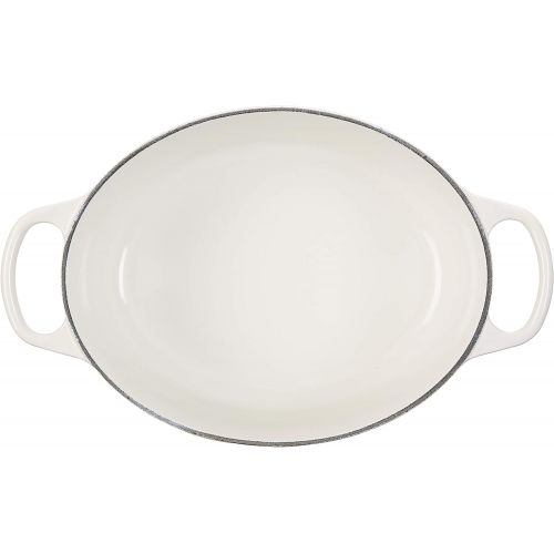 르크루제 Le Creuset Enameled Cast Iron Signature Oval Dutch French Oven, 2 34 quart, Flame