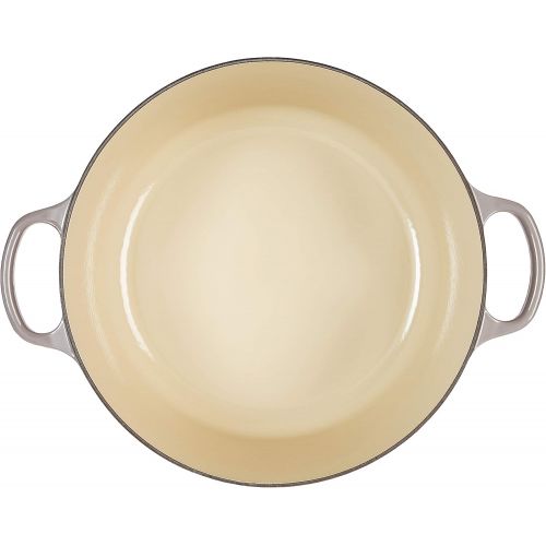 르크루제 Le Creuset LS2501-342 Enameled Cast Iron 13.25 Quart Signature Round Dutch Oven, Flame