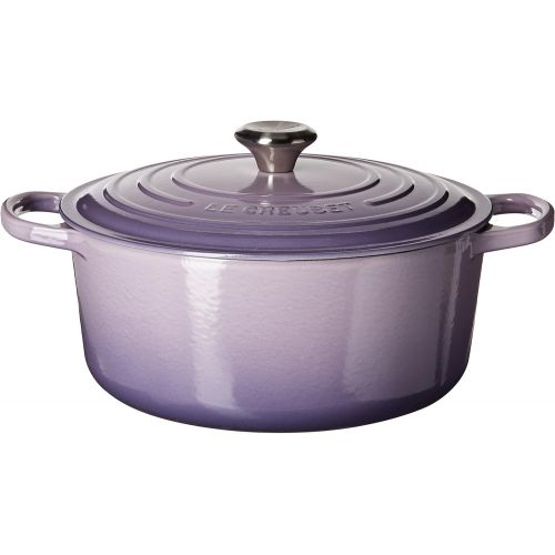 르크루제 Le Creuset LS2501-28BPSS Round Cast-Iron Dutch Oven, 7-14 Quart, Provence