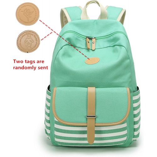  [아마존베스트]Leaper Thickened Canvas School Backpack for Girls Laptop Bag Handbag Black