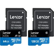 Lexar High-Performance microSDXC 633x 256GB UHS-I Card wSD Adapter - LSDMI256BBNL633A