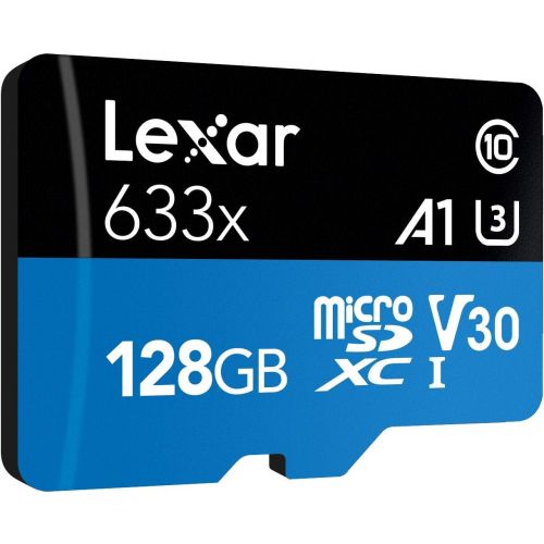  Lexar High-Performance microSDXC 633x 256GB UHS-I Card wSD Adapter - LSDMI256BBNL633A