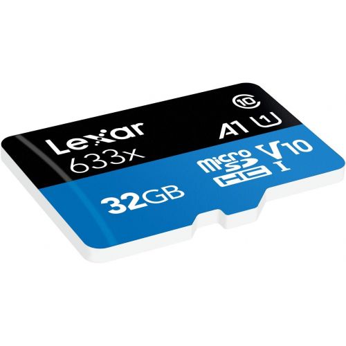  Lexar High-Performance microSDXC 633x 256GB UHS-I Card wSD Adapter - LSDMI256BBNL633A