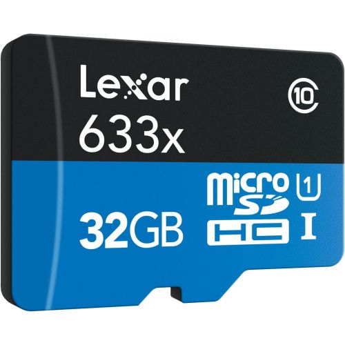  Lexar High-Performance microSDXC 633x 256GB UHS-I Card wSD Adapter - LSDMI256BBNL633A