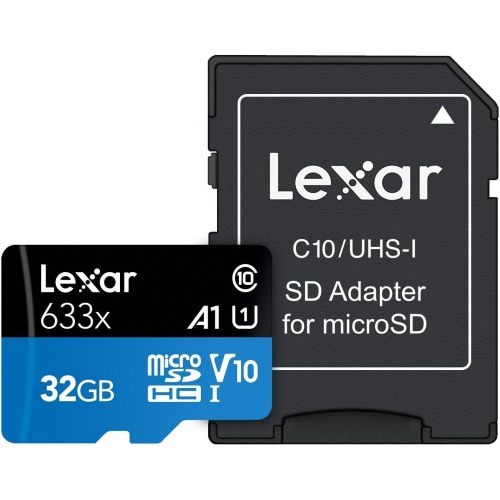  Lexar High-Performance microSDXC 633x 256GB UHS-I Card wSD Adapter - LSDMI256BBNL633A