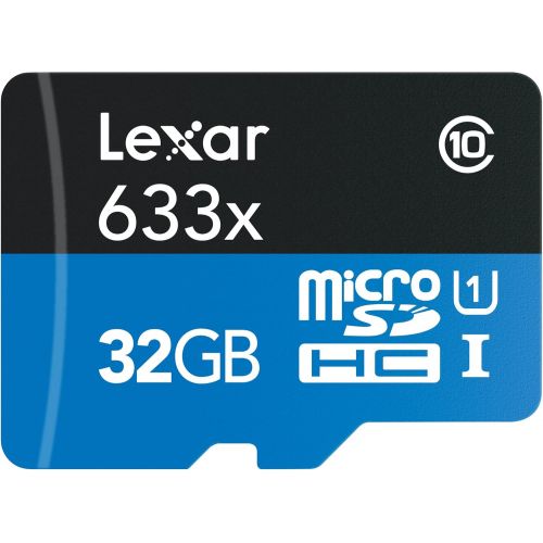  Lexar High-Performance microSDXC 633x 256GB UHS-I Card wSD Adapter - LSDMI256BBNL633A