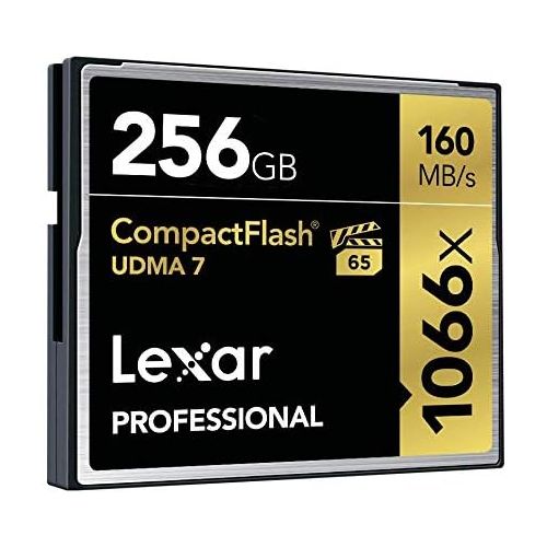  Lexar Professional 1066x 128GB VPG-65 CompactFlash card (Up to 160MBs Read) LCF128CRBNA1066