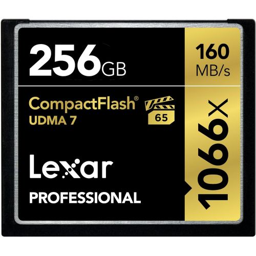  Lexar Professional 1066x 128GB VPG-65 CompactFlash card (Up to 160MBs Read) LCF128CRBNA1066