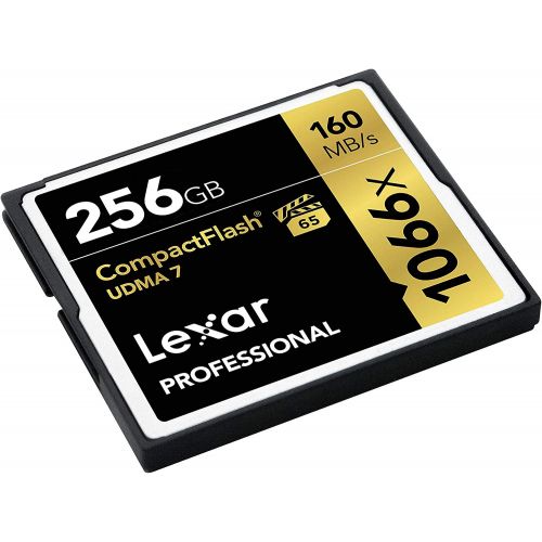  Lexar Professional 1066x 128GB VPG-65 CompactFlash card (Up to 160MBs Read) LCF128CRBNA1066