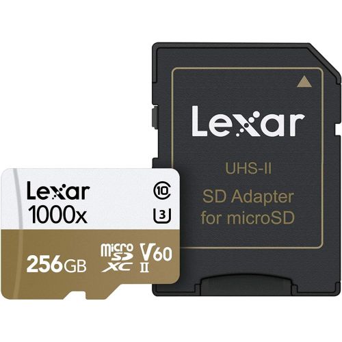  Lexar Professional 1000x microSDXC 128GB UHS-IIU3 (Up to 150MBs Read) WUSB 3.0 Reader Flash Memory Card LSDMI128CBNL1000R