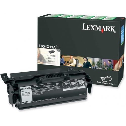  Lexmark T654X11A Extra High Yield Return Program Black Toner Cartridge