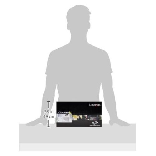  Lexmark C734A1YG Yellow Return Program Toner Cartridge