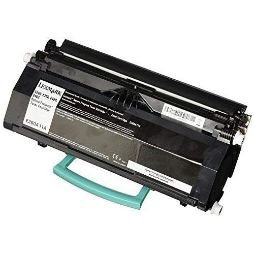  Genuine Lexmark E260A11A Black Toner Cartridge 2-Pack