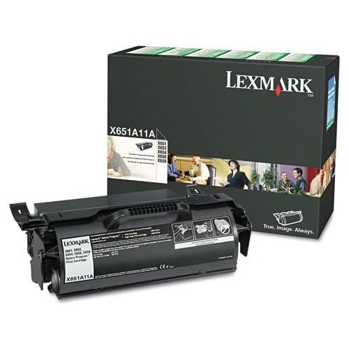  Lexmark X651A11A Return Program Toner Cartridge 2-Pack for X651, X652, X654