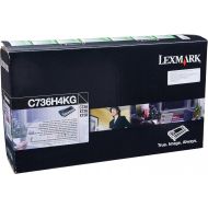 Lexmark High Yield Yellow Return Program Toner Cartridge for US Government, 10000 Yield (C736H4YG)