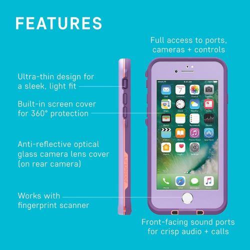  Visit the LifeProof Store Lifeproof FR SERIES Waterproof Case for iPhone 8 Plus & 7 Plus (ONLY) - Retail Packaging - DROP IN (ABYSS/LIME/STORMY WEATHER)