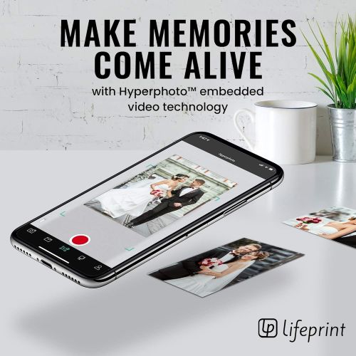  [아마존베스트]Lifeprint 2x3 Portable Photo AND Video Printer for iPhone and Android. Make Your Photos Come To Life w/ Augmented Reality - White