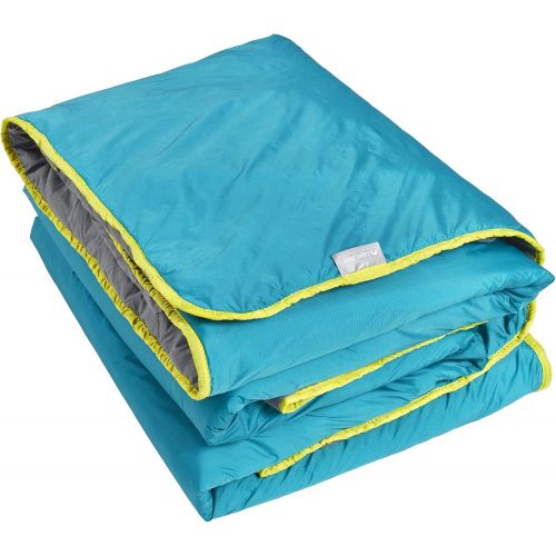  Lightspeed Outdoors Sundown Camp Blanket, Nylon Ripstop, Fluffy Down Alternative, Packable, 77 x 55